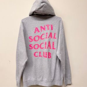Anti Social Social Club Zip Hoodie Size Medium